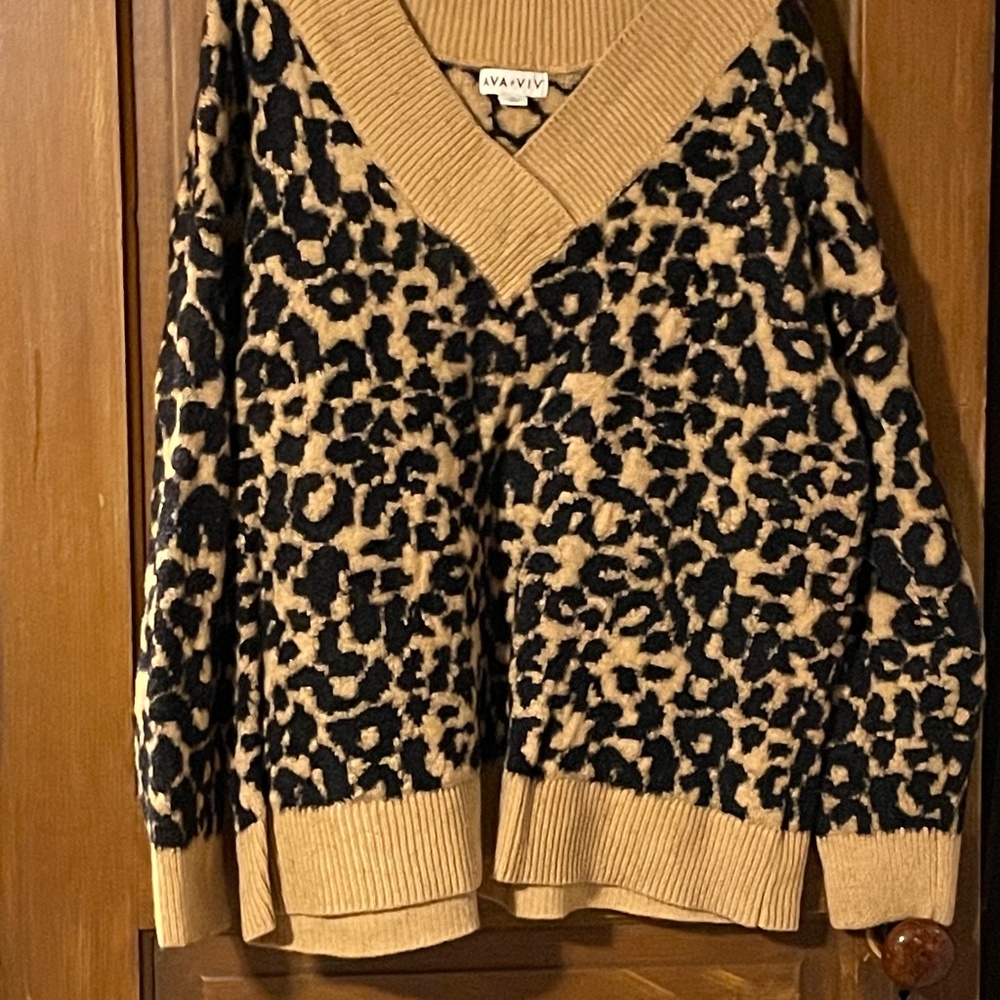 AVA and VIV 2x sweater